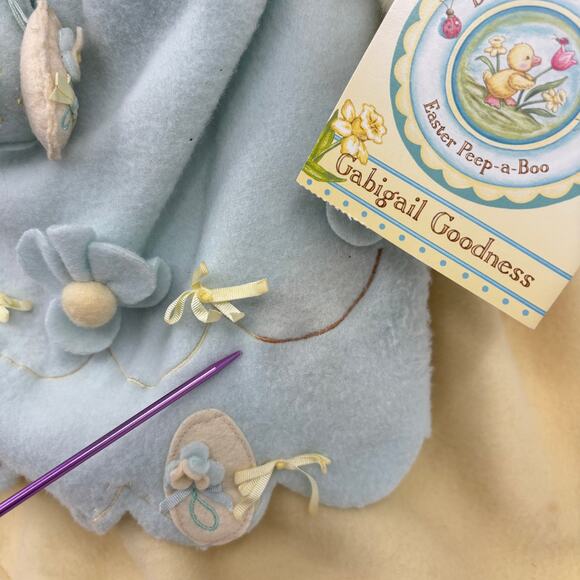 Bunnies by the Bay Gabigail Goodness Plush Rabbit Easter Peep-A-Boo with Stand - Picture 7 of 15